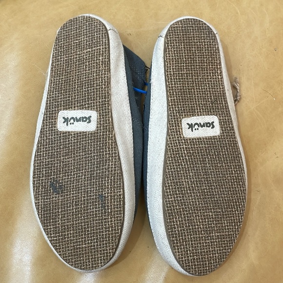 SANUK Women's Twinny ST Slip-on Shoes Size 8 In Slate - Picture 3 of 5